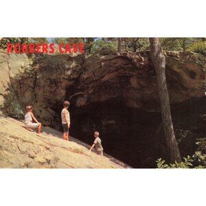 Postcard Robbers Cave, Robbers Cave St. Park, Wilburton, Ok. Vintage Chrome Unpo